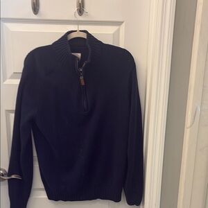 St. John's Bay Black Zip Up Sweater
